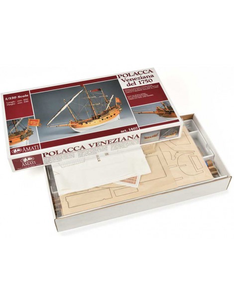 AMATI Polacca Venetian ship 1750 set
