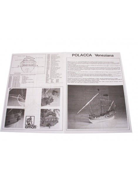 AMATI Polacca Venetian ship 1750 set