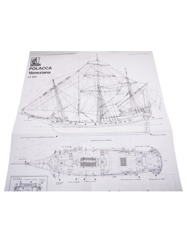 AMATI Polacca Venetian ship 1750 set