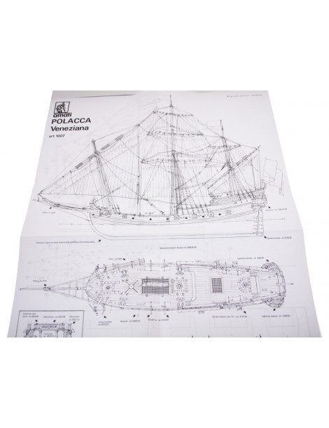 AMATI Polacca Venetian ship 1750 set