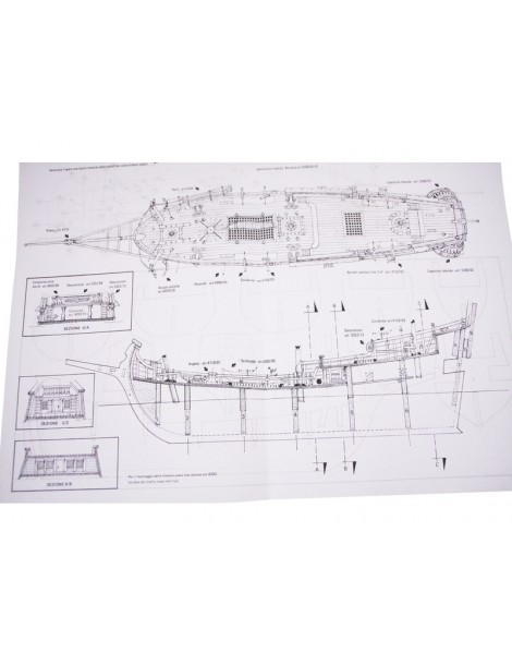 AMATI Polacca Venetian ship 1750 set