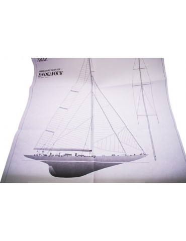 AMATI Endeavor sailboat 1934 1:80 set