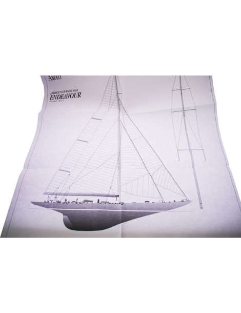AMATI Endeavor sailboat 1934 1:80 set