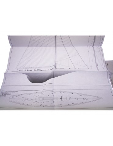 AMATI Rainbow Sailboat 1934 1:80 set