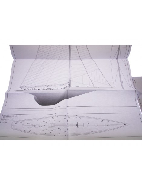 AMATI Rainbow Sailboat 1934 1:80 set