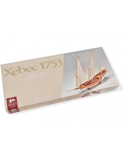 AMATI Sciabecco pirate ship 1753 1:60 set