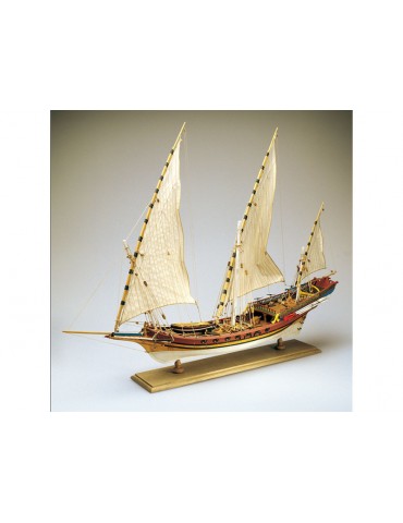 AMATI Sciabecco pirate ship 1753 1:60 set