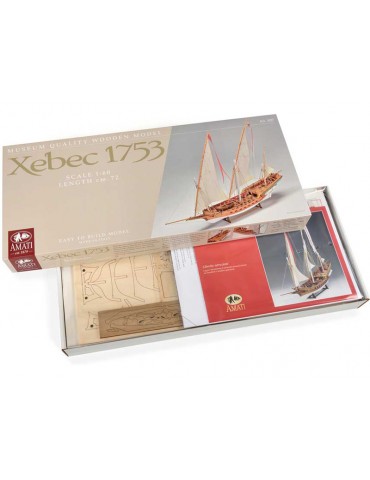 AMATI Sciabecco pirate ship 1753 1:60 set