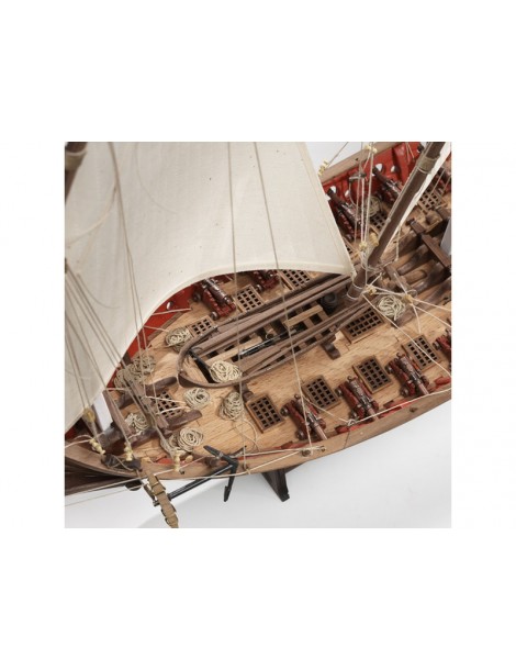 AMATI Sciabecco pirate ship 1753 1:60 set