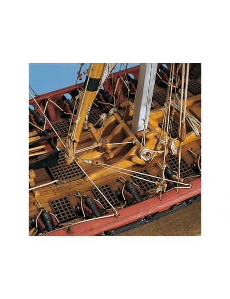 AMATI Sciabecco pirate ship 1753 1:60 set