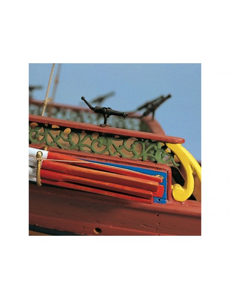 AMATI Sciabecco pirate ship 1753 1:60 set
