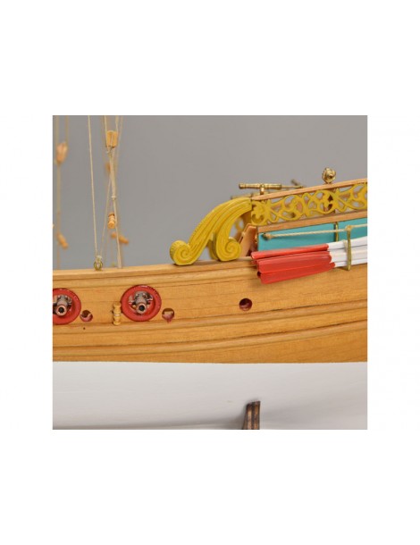 AMATI Sciabecco pirate ship 1753 1:60 set