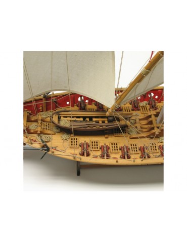 AMATI Sciabecco pirate ship 1753 1:60 set