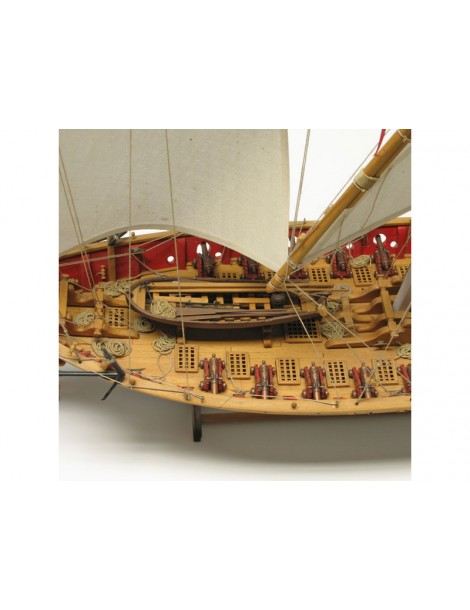 AMATI Sciabecco pirate ship 1753 1:60 set