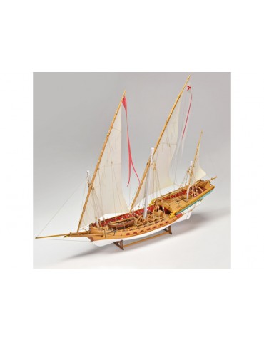AMATI Sciabecco pirate ship 1753 1:60 set