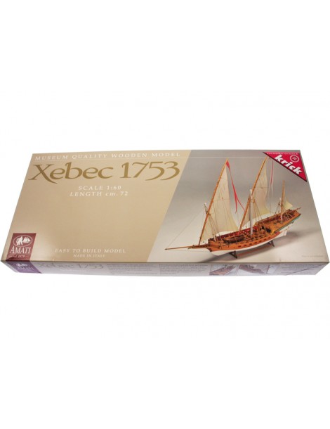 AMATI Sciabecco pirate ship 1753 1:60 set