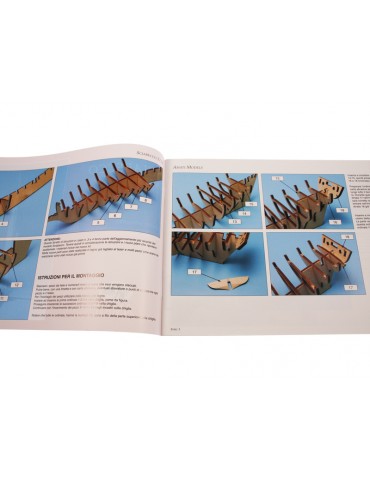 AMATI Sciabecco pirate ship 1753 1:60 set