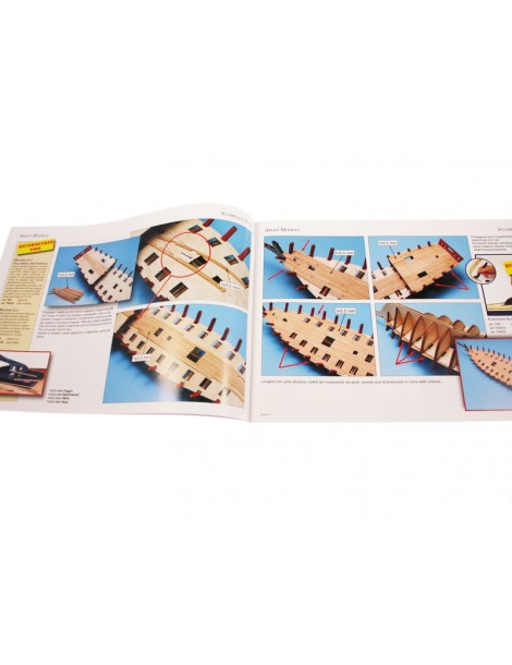 AMATI Sciabecco pirate ship 1753 1:60 set