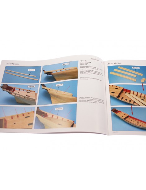 AMATI Sciabecco pirate ship 1753 1:60 set