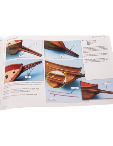 AMATI Sciabecco pirate ship 1753 1:60 set