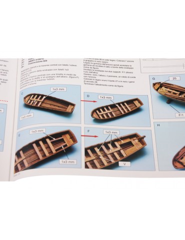 AMATI Sciabecco pirate ship 1753 1:60 set