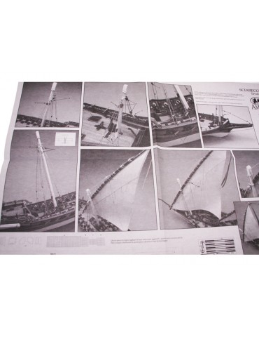 AMATI Sciabecco pirate ship 1753 1:60 set