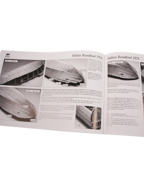AMATI Aquarama Italian sports boat 1:10 set