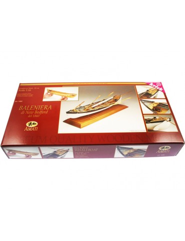 AMATI Walfangboot harpoon boat 1860 1:16 set