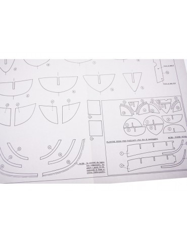 AMATI Walfangboot harpoon boat 1860 1:16 set