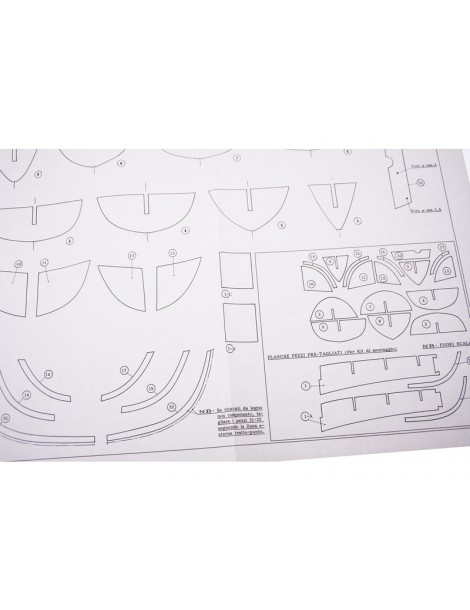 AMATI Walfangboot harpoon boat 1860 1:16 set