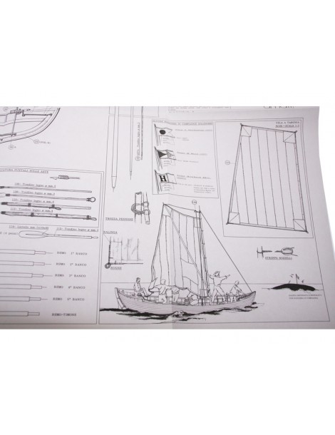 AMATI Walfangboot harpoon boat 1860 1:16 set