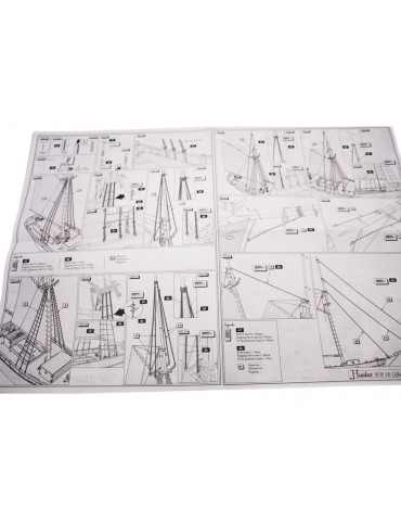 AMATI H.M.S. Hunter Schuner 1:60 Set