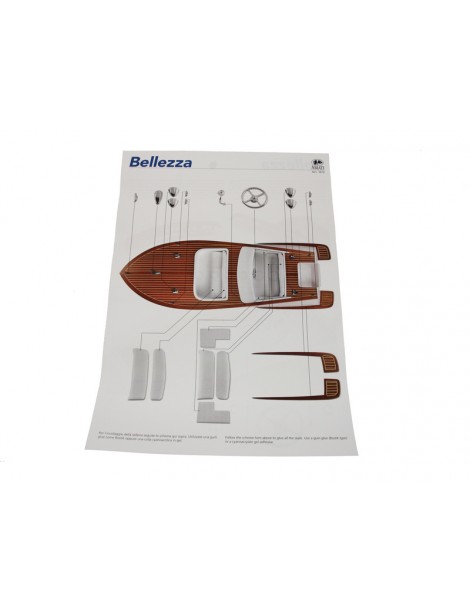 AMATI Bellezza Sports boat 1: 8 kit