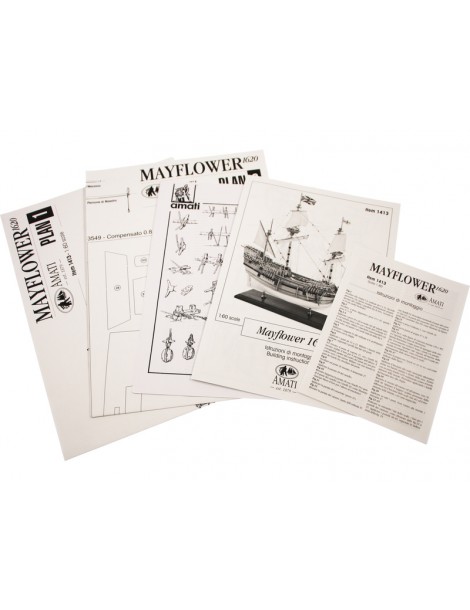 AMATI Mayflower English Gallery 1620 1:60 kit