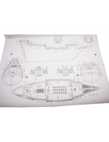 AMATI Mayflower English Gallery 1620 1:60 kit