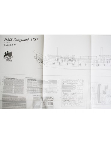VICTORY MODELS H.M.S. Vanguard 1798 1:72 kit