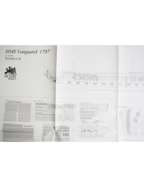 VICTORY MODELS H.M.S. Vanguard 1798 1:72 kit