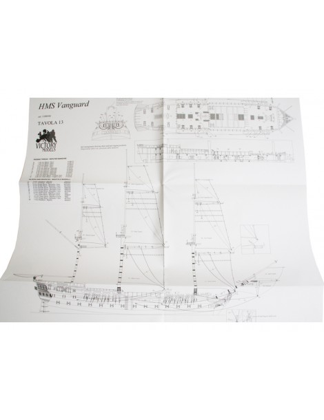 VICTORY MODELS H.M.S. Vanguard 1798 1:72 kit
