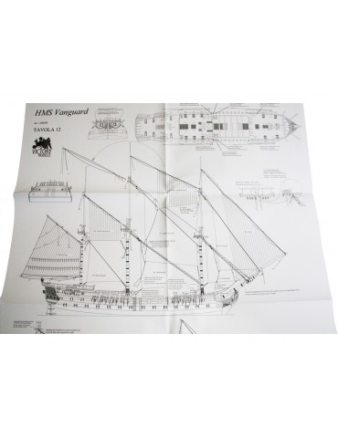 VICTORY MODELS H.M.S. Vanguard 1798 1:72 kit