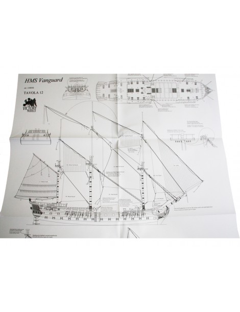 VICTORY MODELS H.M.S. Vanguard 1798 1:72 kit