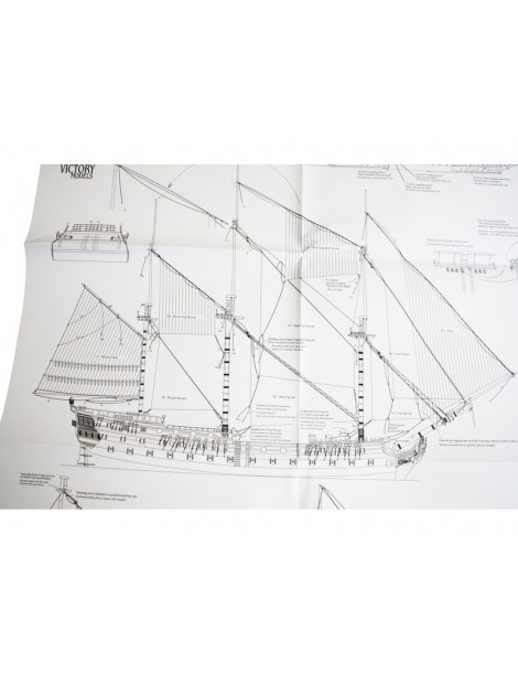 VICTORY MODELS H.M.S. Vanguard 1798 1:72 kit