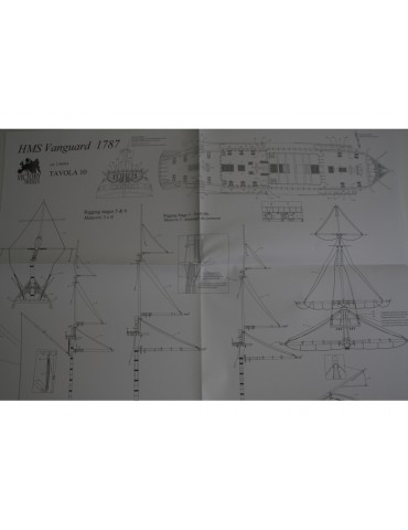 VICTORY MODELS H.M.S. Vanguard 1798 1:72 kit