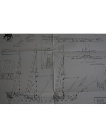 VICTORY MODELS H.M.S. Vanguard 1798 1:72 kit