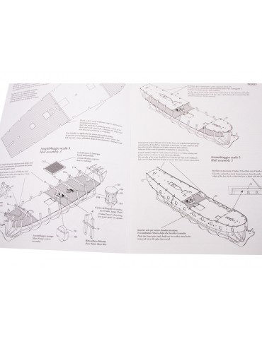 VICTORY MODELS H.M.S Pegasus 1776 1:64 kit