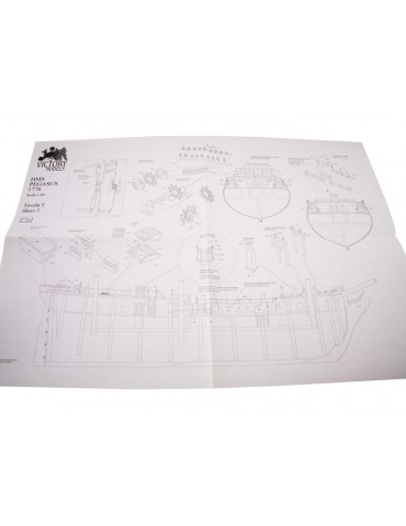 VICTORY MODELS H.M.S Pegasus 1776 1:64 kit