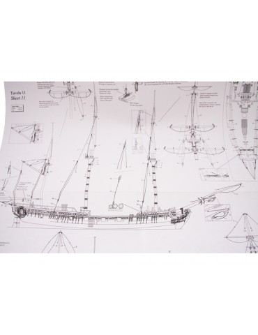 VICTORY MODELS H.M.S Pegasus 1776 1:64 kit