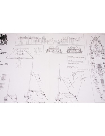 VICTORY MODELS H.M.S Pegasus 1776 1:64 kit