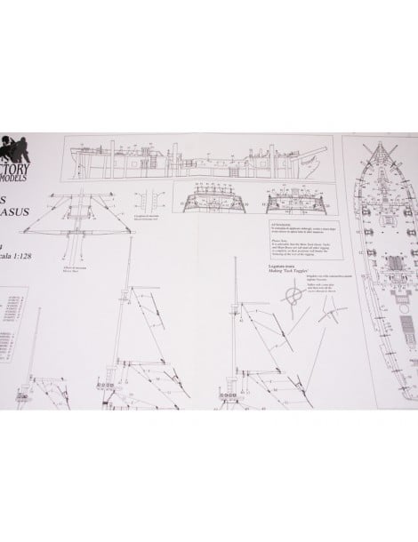 VICTORY MODELS H.M.S Pegasus 1776 1:64 kit