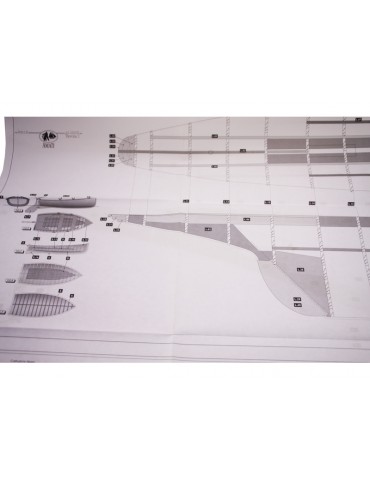 AMATI Endeavor sailboat 1934 1:35 kit