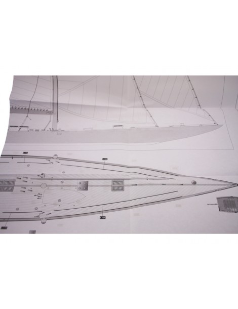 AMATI Endeavor sailboat 1934 1:35 kit